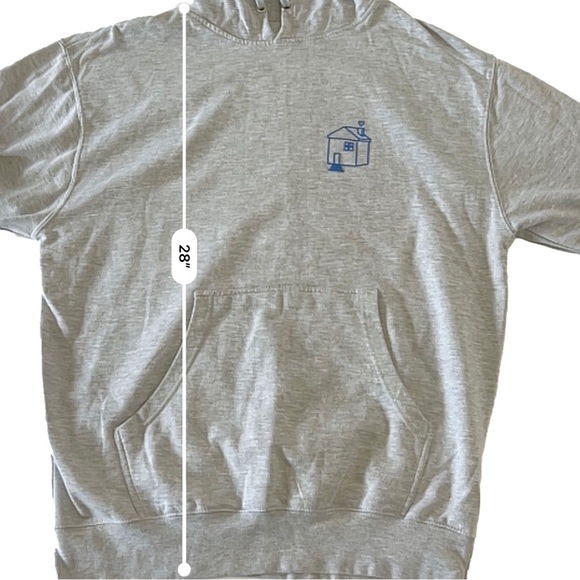 Harry Styles NWOT  Harrys House Grey Love On Tour Sweatshirt Hoodie Size L - Picture 4 of 5